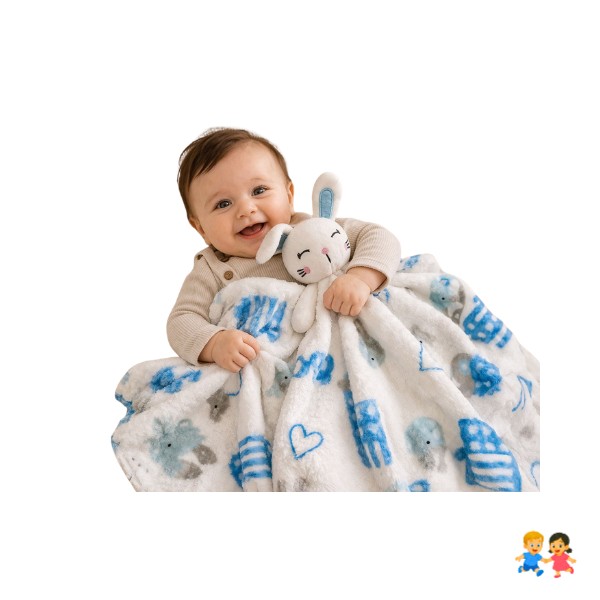 Manta Suave Para Bebé Con Tuto De Apego Ideal Recién Nacido