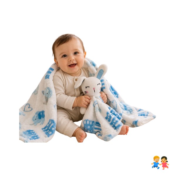 Manta Suave Para Bebé Con Tuto De Apego Ideal Recién Nacido