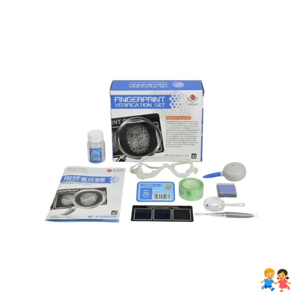 Juego De Rol De Detective Infantil Con Huellas Dactilares