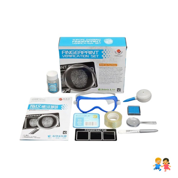Juego De Rol De Detective Infantil Con Huellas Dactilares