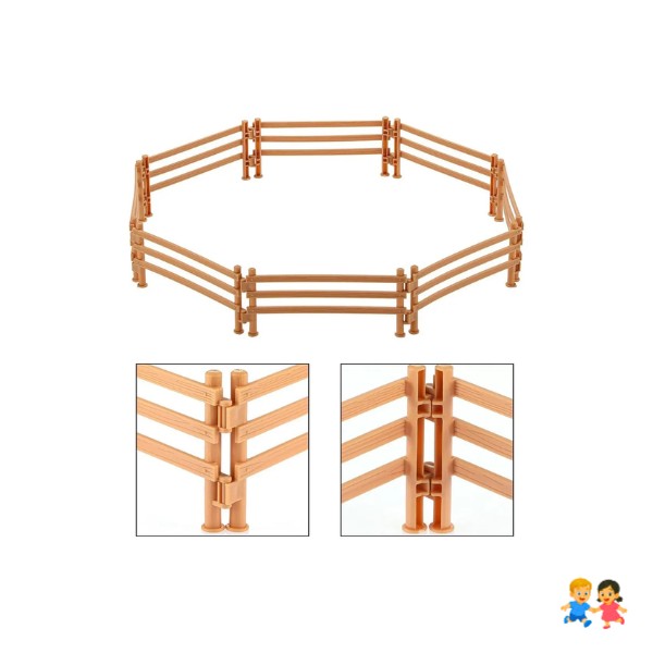 Set De Animales De Granja De Juguete