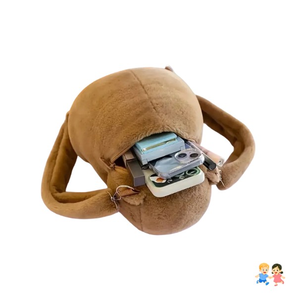 Mochila De Felpa Capibara Hamburguesa