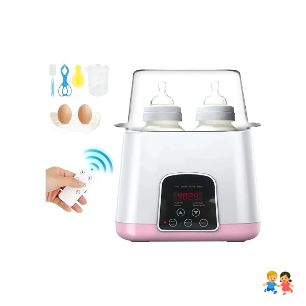 Calentador Esterilizador 4 Mamaderas 6 En 1 Control Remoto