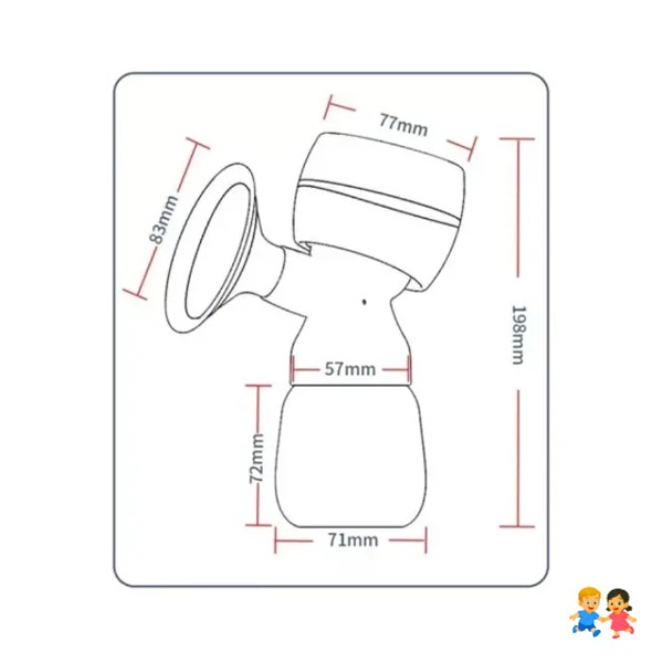 Extractor De Leche Materna Inalámbrico Portátil Usb 180ml
