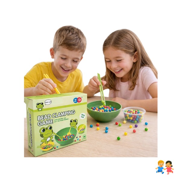 Juego De Destreza Con Palillos Y Bolitas Para Niños Coordinación