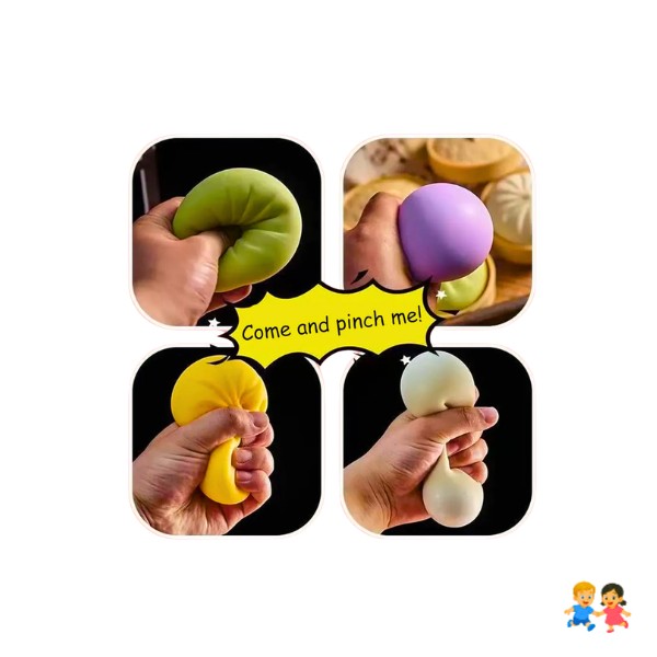 Squichy Juguete Antiestrés En Forma De Pan Bao