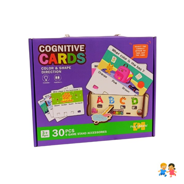 Rompecabeza Cognitivo Figuras Con Tarjetas 30 Piezas 3