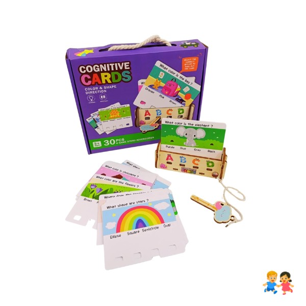 Rompecabeza Cognitivo Figuras Con Tarjetas 30 Piezas 3