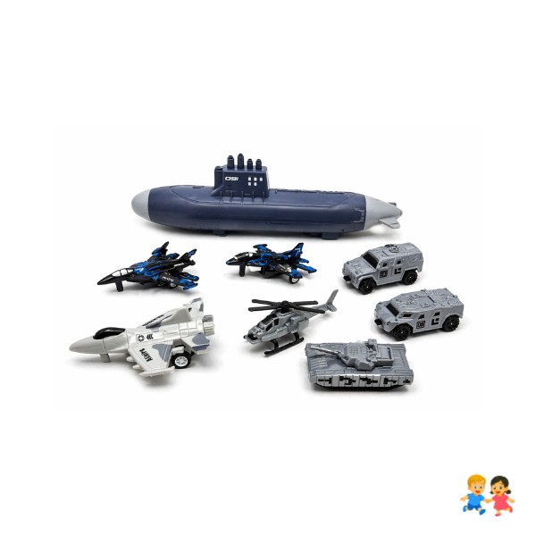 Set Juego Militar Equipamiento Juguete Tanque Armada