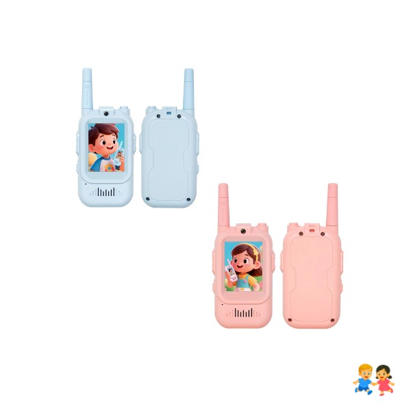 Kit Radios Walkie Talkies Para Niños Videollamada Camara