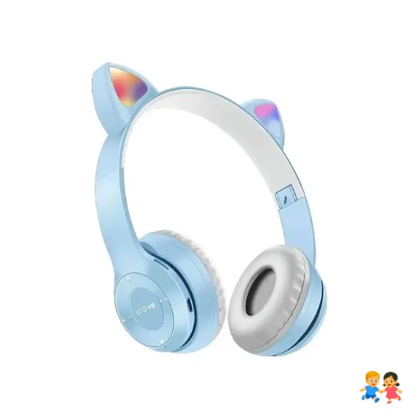 Auricular Bluetooth Inalambrico De Niños Orejas De Gato