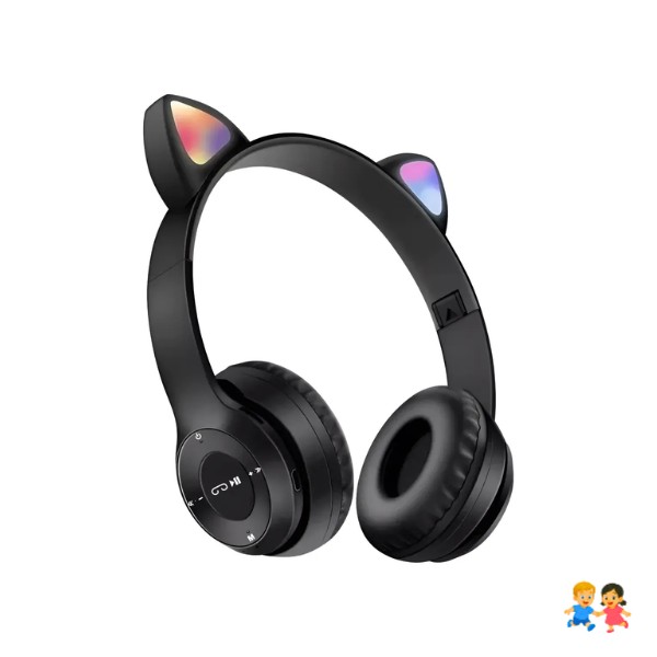 Auricular Bluetooth Inalambrico De Niños Orejas De Gato