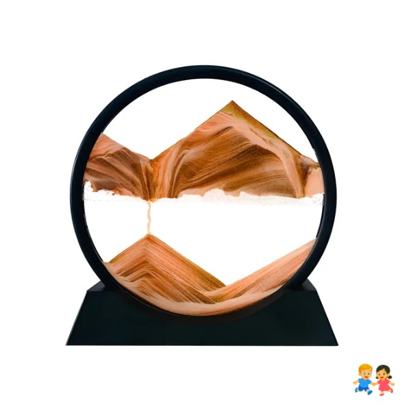 Lampara Led De Arena Escritorio Decorativa 3d