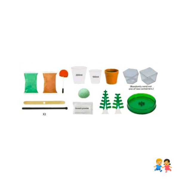 Kit Juego De Experimentos Con Cristales Arbol.