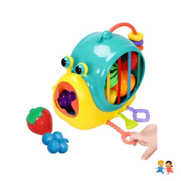 Juguete De Caracol Y Frutas De Encaje Didactico Para Bebes