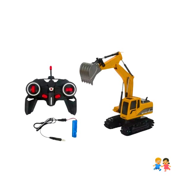 Retroexcavadora Radio Control Remoto Recargable