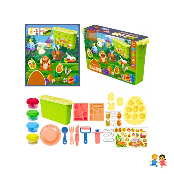 Masas Y Plastilinas Conejo Pascua Multicolor