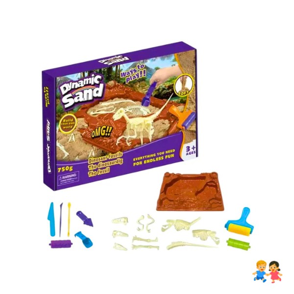 Masas Y Plastilinas Dinosaurio Excavación Moldeable