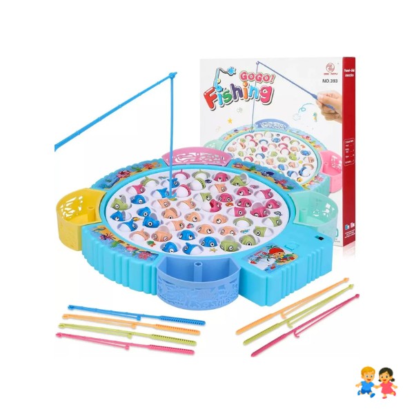 Juego Con De Mesa Juguetes Giratorio De Pesca Gigante