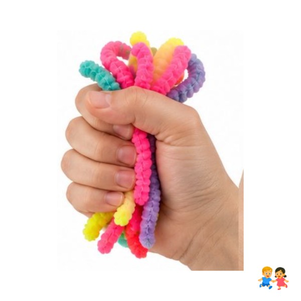 Squishy Gusanos Magicos Sensorial Multicolor