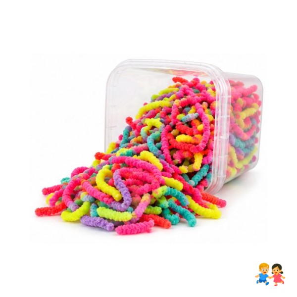 Squishy Gusanos Magicos Sensorial Multicolor