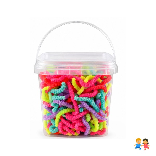 Squishy Gusanos Magicos Sensorial Multicolor