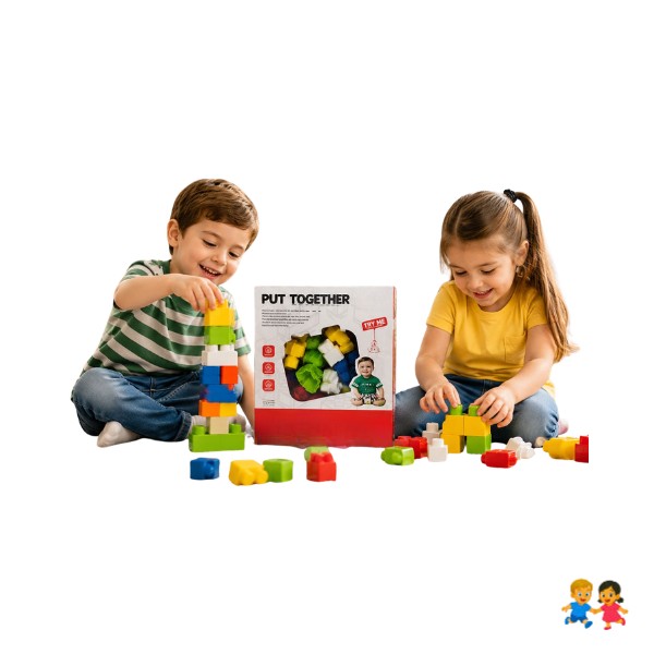 Bloques Armables Didácticos Para Niños Juego Educativo Sensorial Colores