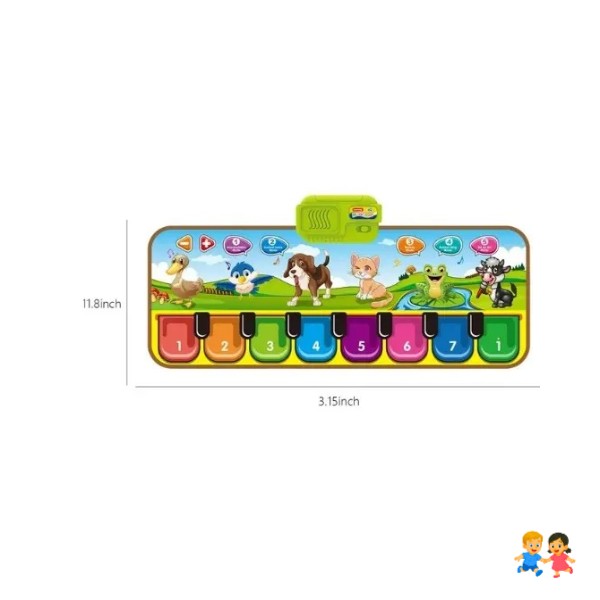 Alfombra Piano Musical Tapete Para Bebés Y Niños Didactico
