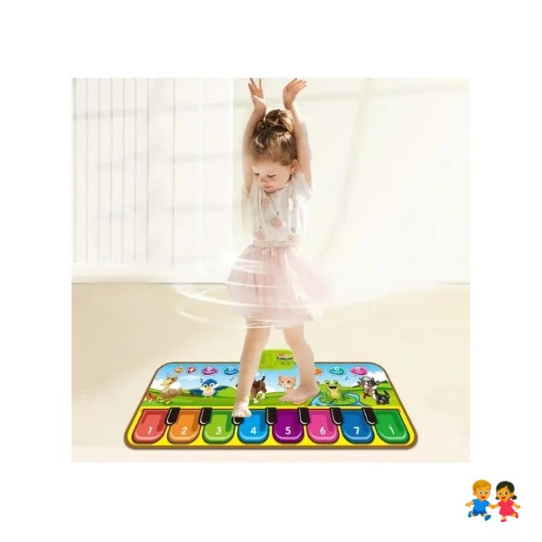 Alfombra Piano Musical Tapete Para Bebés Y Niños Didactico