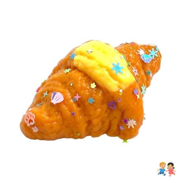 Squishy De Pan Antiestrés Croissant Diversión Niños