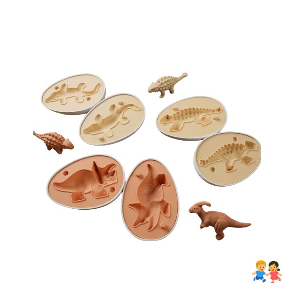 Juguete Maleta Dinosaurio Con Plastilina De Para Niños