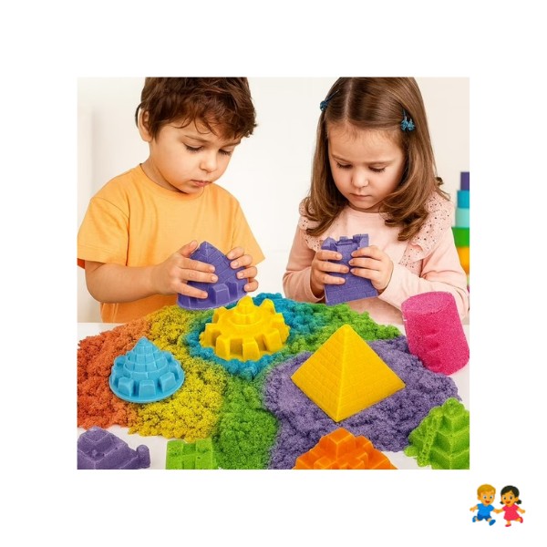 Set De Arena Magica Con Accesorios Y Moldes Animales De Mar