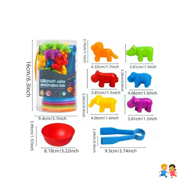 Juego Didáctico Niños Juguete Educativo Aprender Colores.