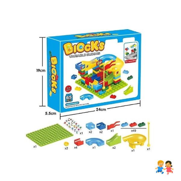 Mini Bloques Y Toboganes Juguete Educativo Para Niños