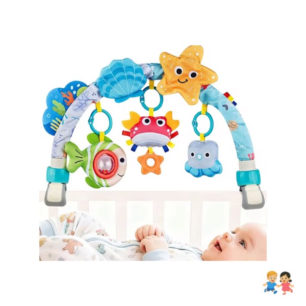 Arco Móvil Estimulación Bebé Bosque Sensorial