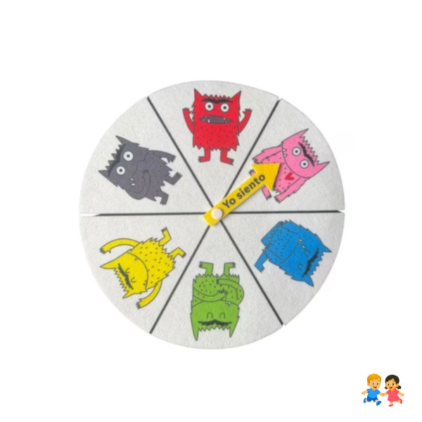Juego Didáctico Monstruos de las Emociones para Niños