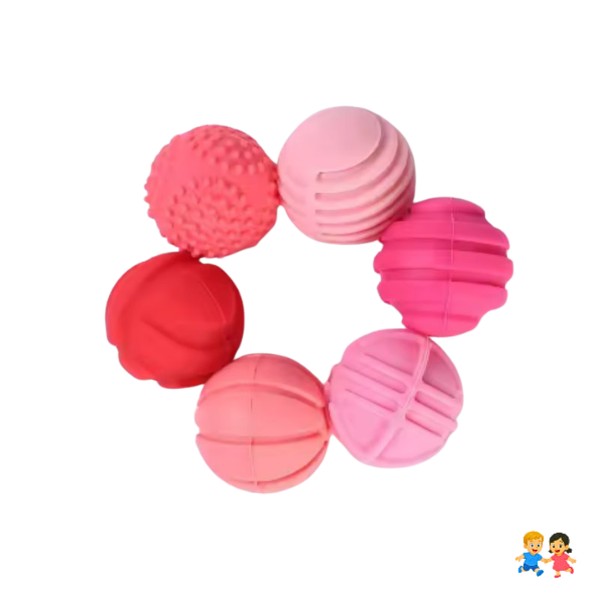 Set 6 Pelotas Masaje Antiestrés Terapéuticas sensoriales