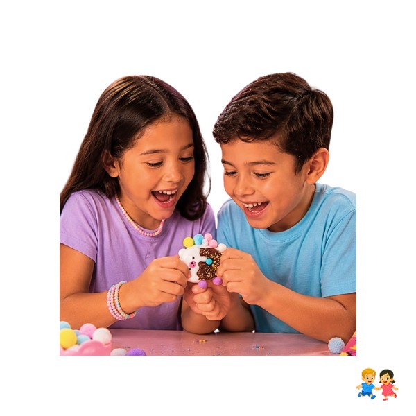 Squishy Paleta De Oso Chocolate Anti Estrés Sensorial