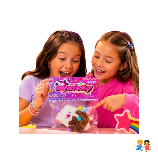 Squishy Paleta De Oso Chocolate Anti Estrés Sensorial