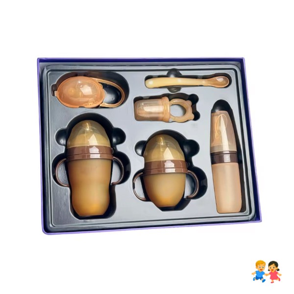 Set Mamaderas Bebé Anti Cólico Con Accesorios