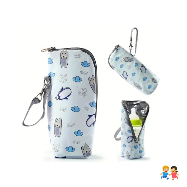 Bolsa Portabiberón Térmica Con Correa