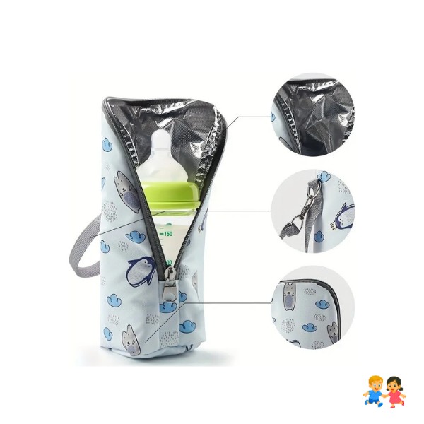Bolsa Portabiberón Térmica Con Correa