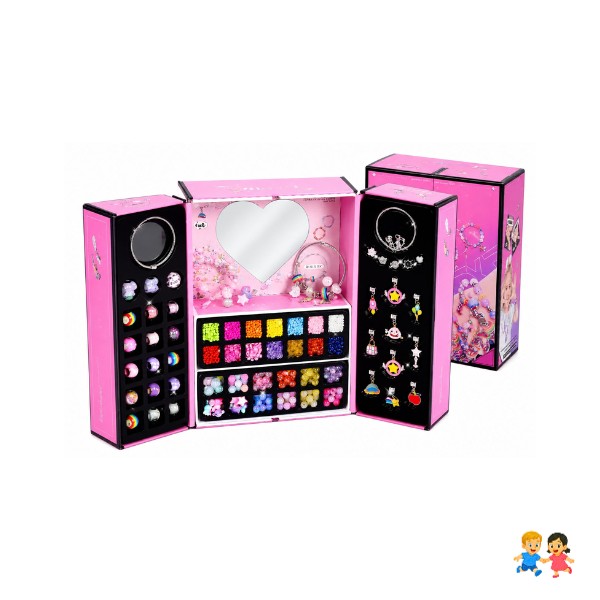 Kit Para Armar Crear Pulseras Niñas 2388 Piezas