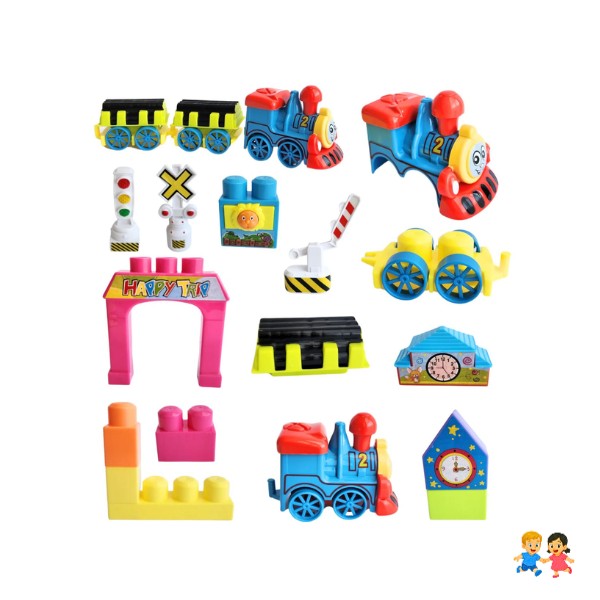 Tren Musical Didáctico Con Bloques Armables Para Niños