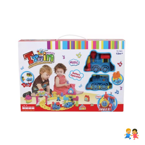 Tren Musical Didáctico Con Bloques Armables Para Niños