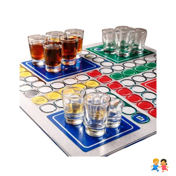 Juego De Mesa Ludo Beber Tragos 4 Jugadores