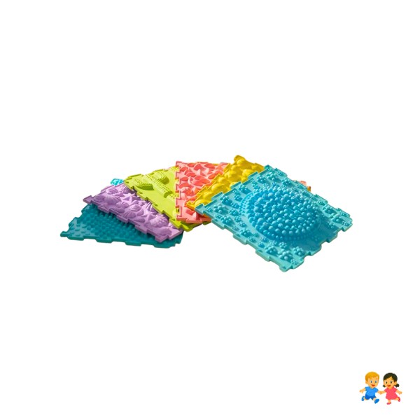 Set Tapetes Alfombras Sensoriales Con Texturas
