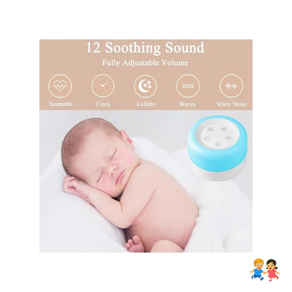Máquina Ruido Blanco Bebé Luz Dormir