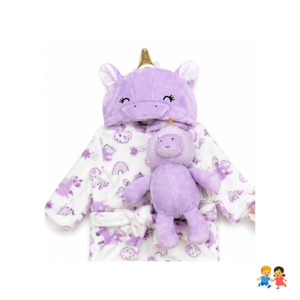 Bata De Baño Polar Bebé + Tuto De Apego