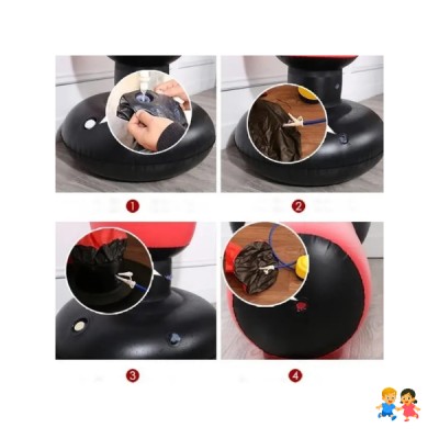 Saco De Boxeo Inflable + Inflador